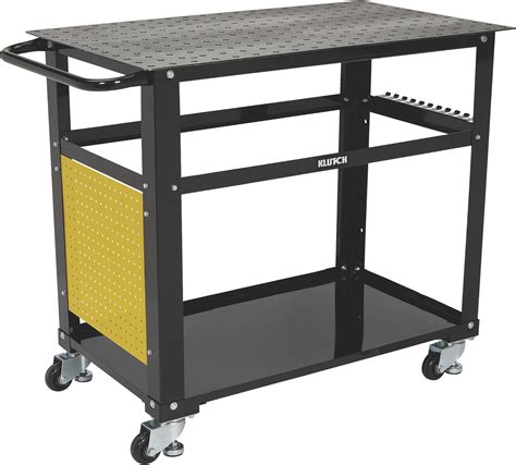 welding steel cabinets casters|klutch welding tables.